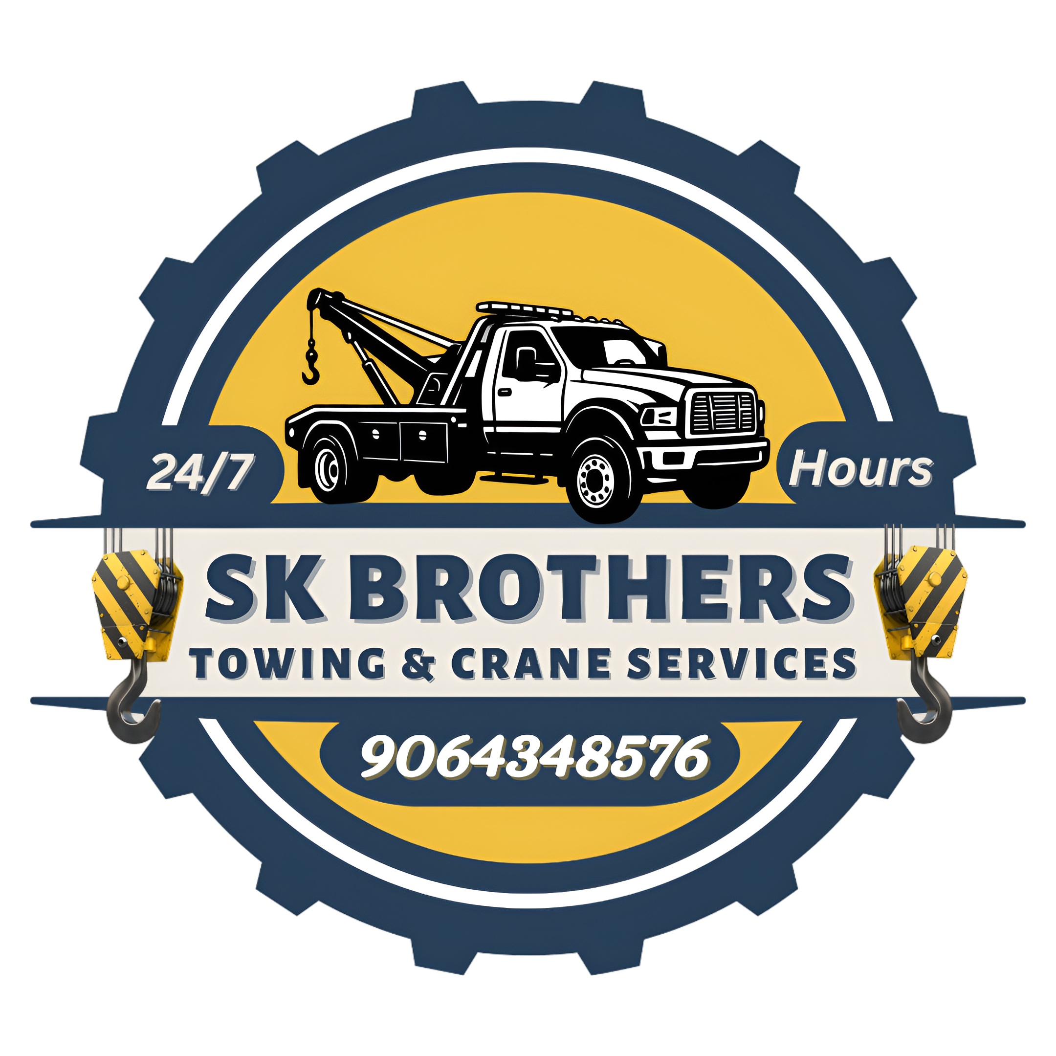 SK Brothers Towing Logo